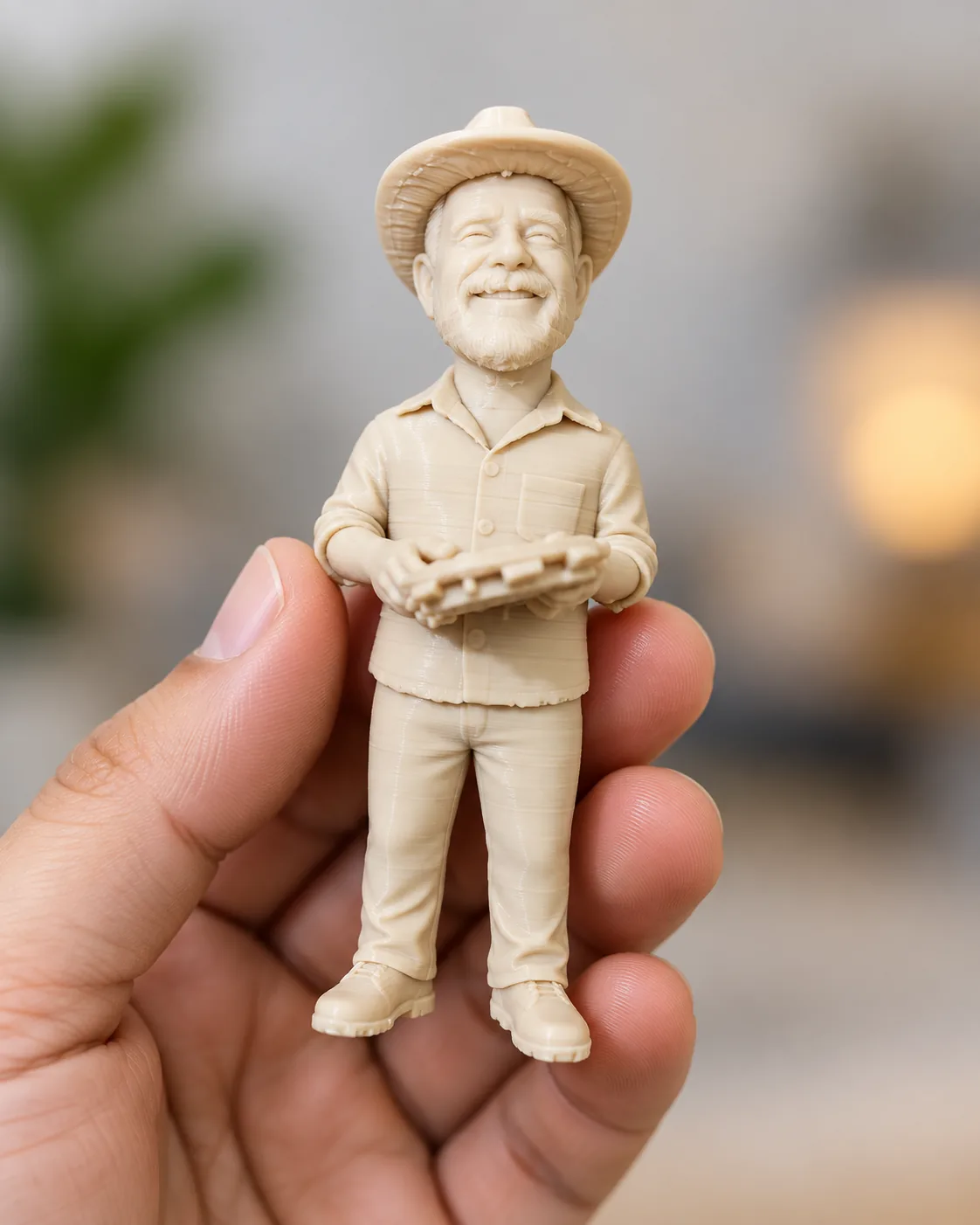 Ilustração de miniatura 3D estilo caricatura
