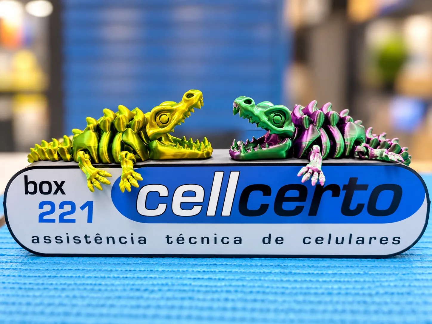 Exemplo ilustrativo de peças produzidas em impressão 3D