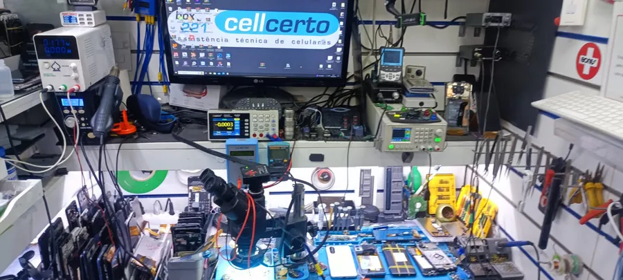Bancada técnica da CellCerto